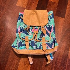 Simply Southern Bookbag, palm trees, never been used